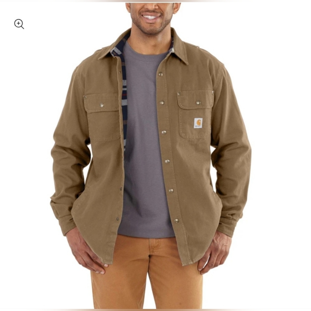 Carhartt Tan Shirt Jacket